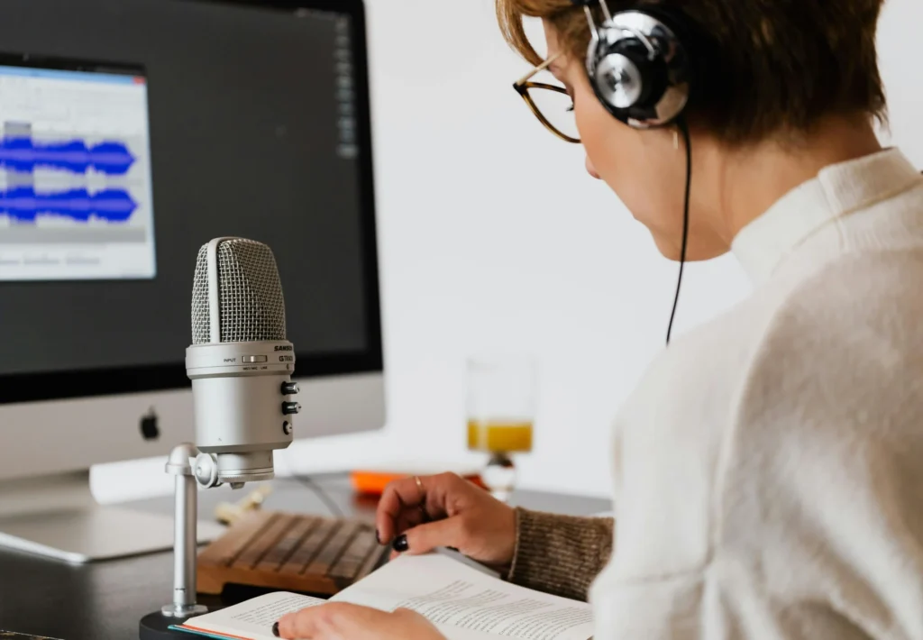 Professional audiobook recording